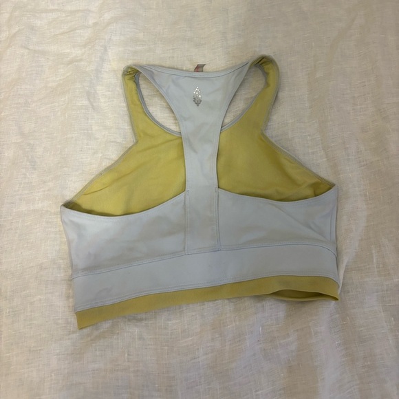 Free People Movement Blue-green Sports Bra Small - Picture 3 of 3